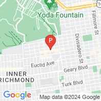 View Map of 390 Laurel Street,San Francisco,CA,94118